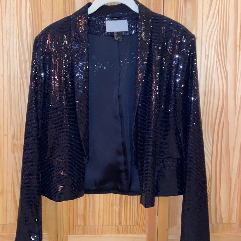 H&M sequin blazer